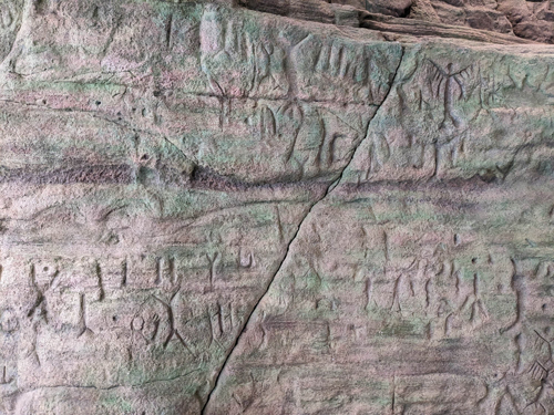 cave wall etchings